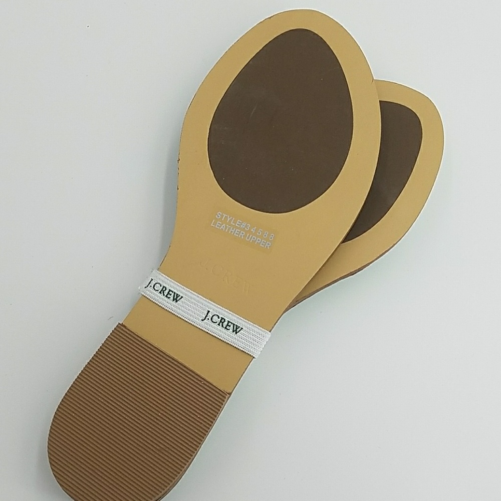 🆕 J Crew Capri Leather Sandal Mint Green - Picture 3 of 3